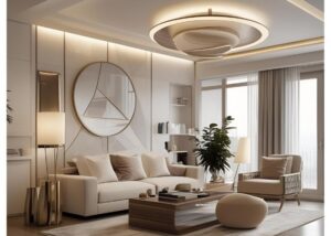 A house with nice lighting 